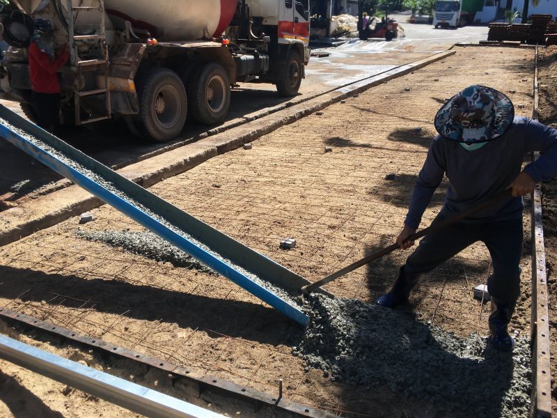 Concrete Pouring Process